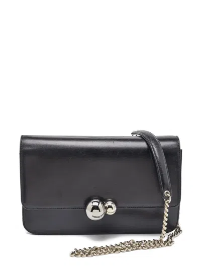Pre-owned Dior Tribale Promenade Flap Shoulder Bag In Black