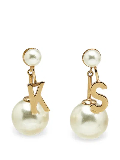 Pre-owned Dior Tribales Earrings In Gold