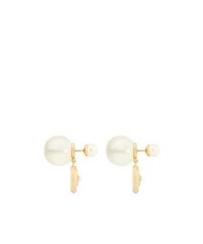 Dior Tribales Earrings In White