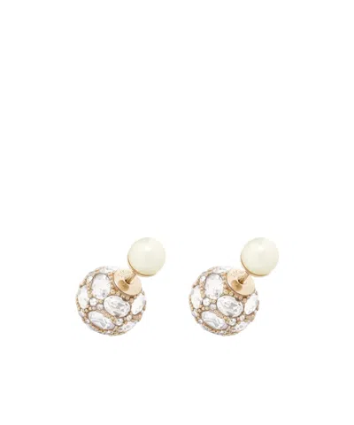 Dior Tribales Earrings In White