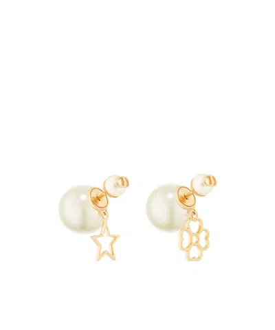 Dior Tribales Earrings In White