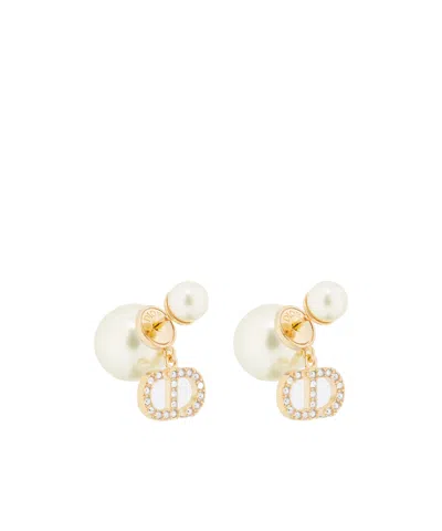 Dior Tribales Earrings In White