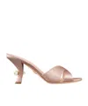 Dior Tribales Open-toed Heels Sandals In Nude