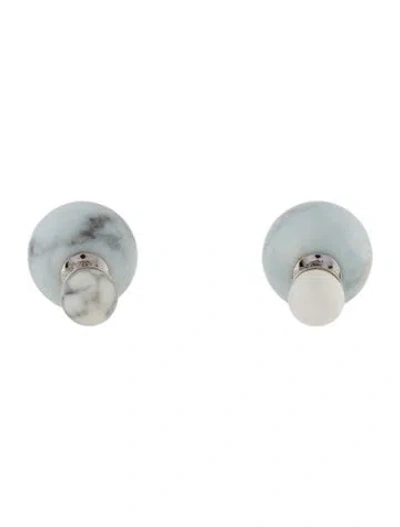 Pre-owned Dior Tribales Stud Earrings In Multi