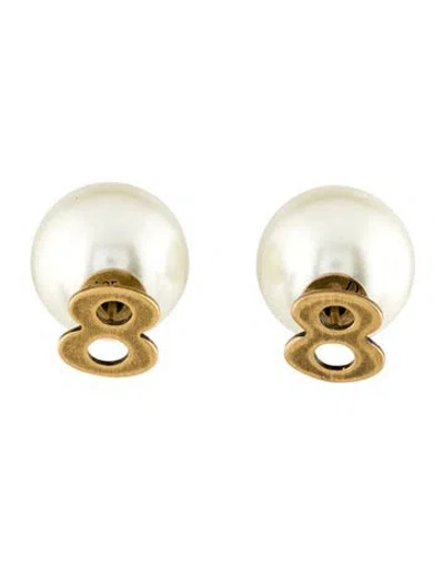 Pre-owned Dior Tribales Stud Earrings In Multi