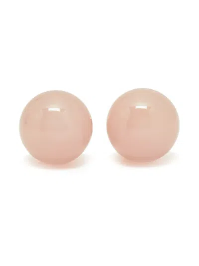 Pre-owned Dior Tribales Stud Earrings In Pink
