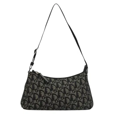 Pre-owned Dior Trotter Black Canvas Clutch Bag ()