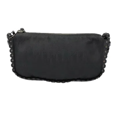 Pre-owned Dior Trotter Black Canvas Shoulder Bag ()