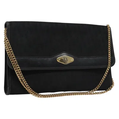 Pre-owned Dior Trotter Black Canvas Shoulder Bag ()
