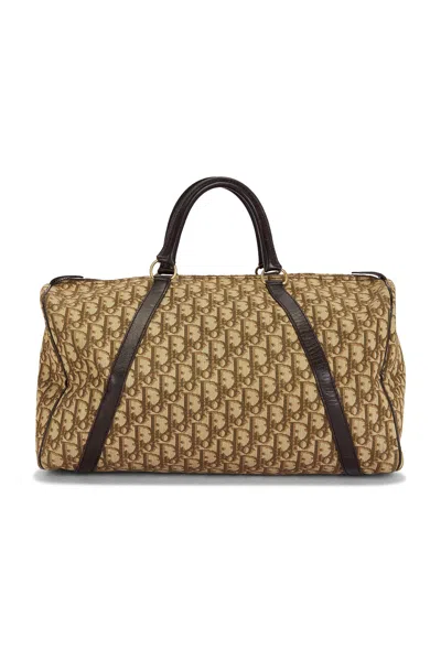 Pre-owned Dior Trotter Boston Bag