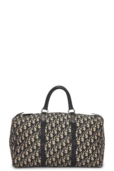 Dior Trotter Boston Bag In Brown
