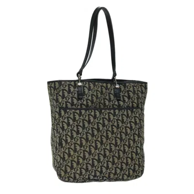 Dior Trotter Canvas Shoulder Bag Black Canvas Shoulder Bag ()