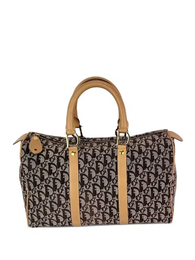 Dior Trotter Issimo Handbag In Brown