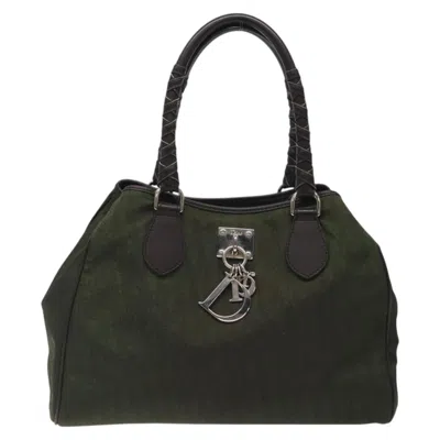 Pre-owned Dior Trotter Khaki Nylon Tote Bag ()