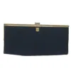 DIOR DIOR TROTTER NAVY CANVAS CLUTCH BAG (PRE-OWNED)