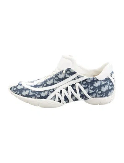 Pre-owned Dior Trotter Sneakers In Blue