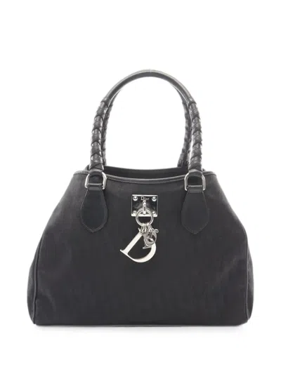 Dior Trotter Tote Bag In Black