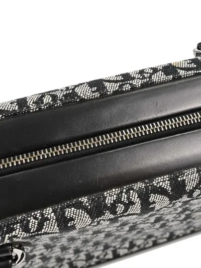 Pre-owned Dior Trotter Tote Bag In Black