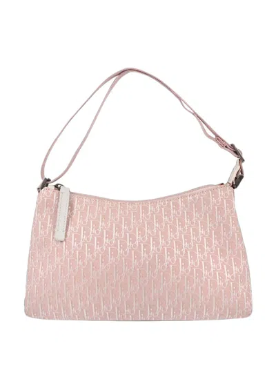 Pre-owned Dior Trotter Tote Bag In Pink