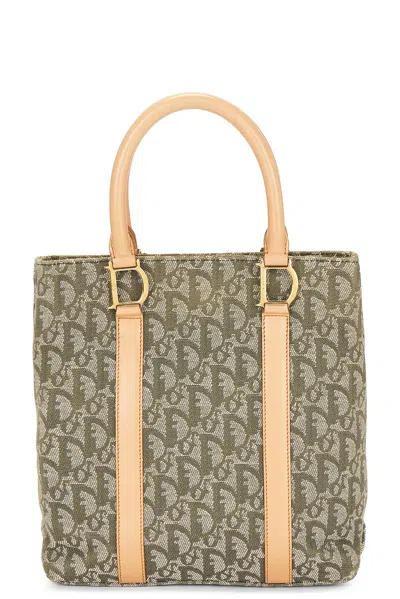 Pre-owned Dior Trotter Tote Bag In Sand