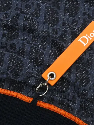 Pre-owned Dior Trotter-pattern Flight Tank Top In Blue