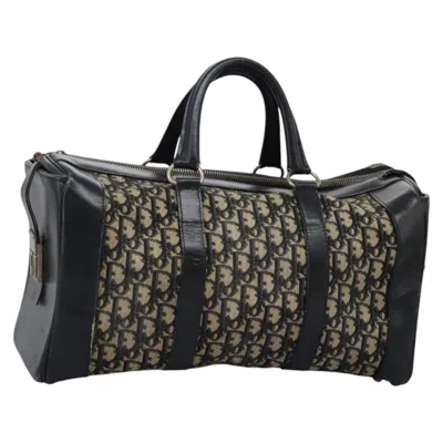 Pre-owned Dior Trotteur Navy Canvas Travel Bag ()