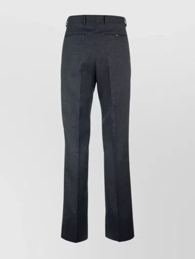Dior Trousers With Back Pockets And Belt Loops In Blu