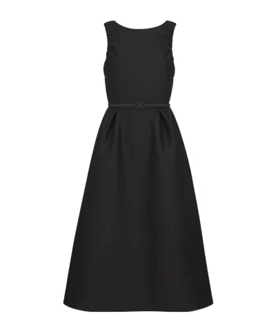 Dior Trumpet-shaped Dress In Black