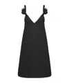Dior Trumpet-shaped Wool Dress In Black