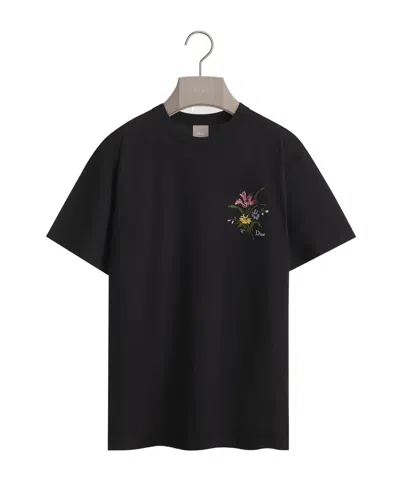Dior T-shirt With  Secret Garden Motif, Relaxed Fit In Black