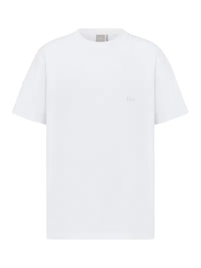 Dior Cotton Regular-fit Crew-neck T-shirt In White