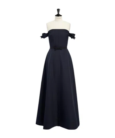 Dior Tube Top Dress Dress In Black