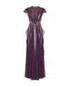 Dior Tulle Dress In Purple