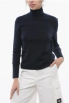 Shop Dior Turtleneck Cashmere And Silk Sweater