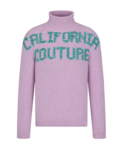 DIOR DIOR HOMME LOGO INTARSIA-KNIT JUMPER