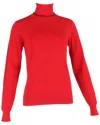 Dior Turtleneck Sweater In Red
