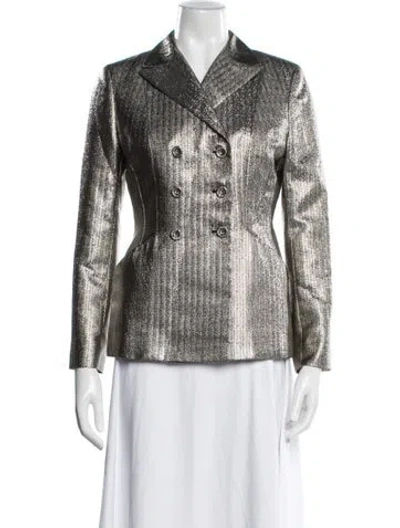 Pre-owned Dior Tweed Pattern Blazer