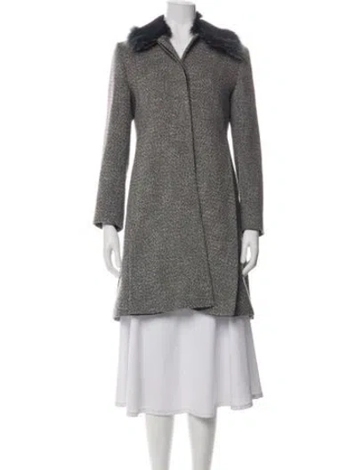 Pre-owned Dior Tweed Pattern Coat In Multi
