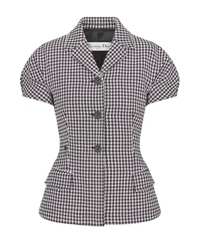 Dior Two-in-one Wool Casual Jacket In Black