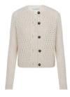 Dior Two-piece Combination Knitted Cardigan In White
