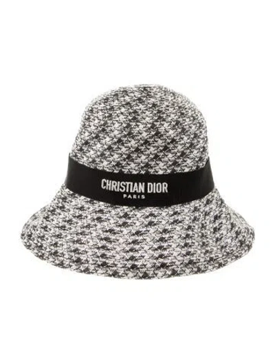 Pre-owned Dior Two-toned Bucket Hat In Black