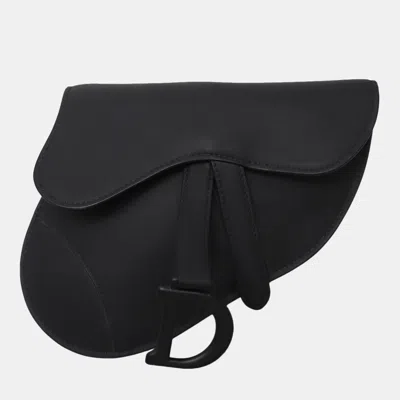 Pre-owned Dior Ultra Matte Saddle Belt Pouch