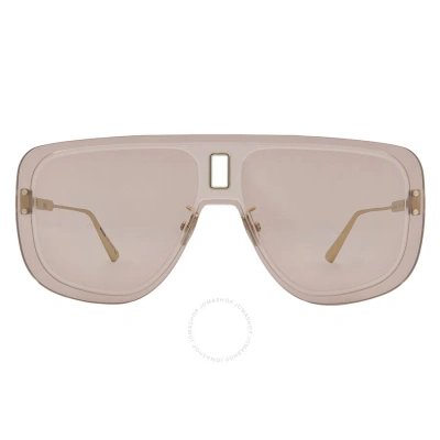 Dior Ultra Pink Shield Ladies Sunglasses Cd40029u 10y 00 In Gold / Pink