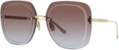 Pre-owned Dior Ultra Su Sunglasses Color B0d2 Shiny Gold Size 65mm