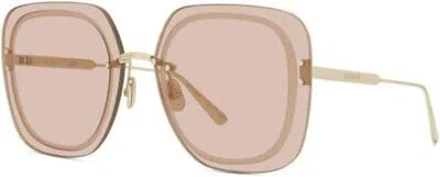Pre-owned Dior Ultra Su Sunglasses Color B0e0 Shiny Gold Size 65mm