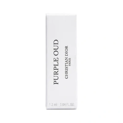 Dior Unisex Purple Oud Edp Spray 0.04 oz Fragrances 3348901733373 In White