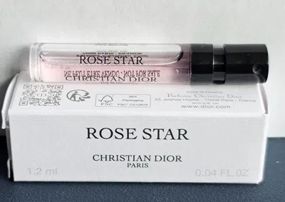 Dior Unisex Rose Star Edp Spray 0.04 oz Fragrances 3348901757843 In Transparent