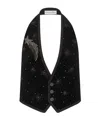 Dior V-neck Sleeveless Vest In Black