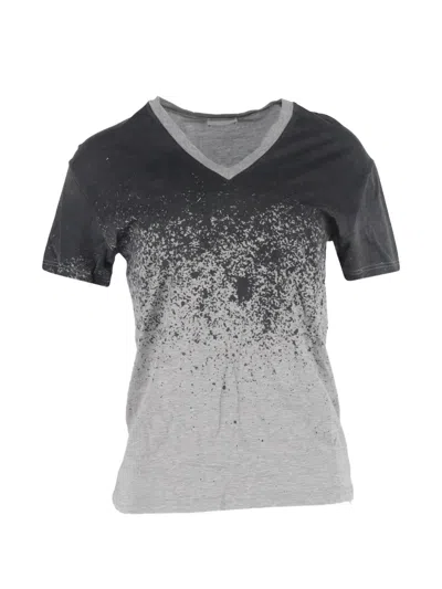 Pre-owned Dior V-neck T-shirt In Gray
