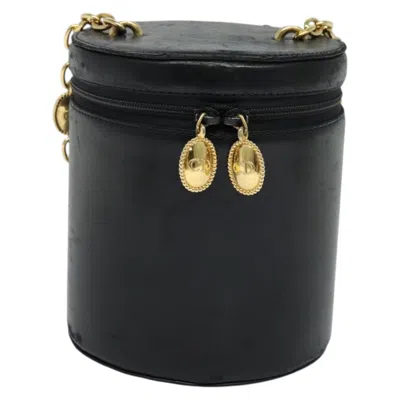 Pre-owned Dior Vanity Black Leather Clutch Bag ()